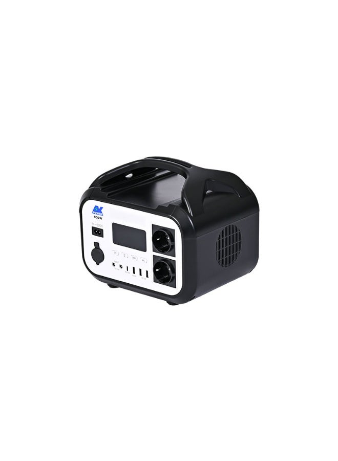 AK Power 600W Portable Power Station,600Wh Lithium Battery, Solar Generator, 15W Wireless Charging for Outdoor Camping - Image 3