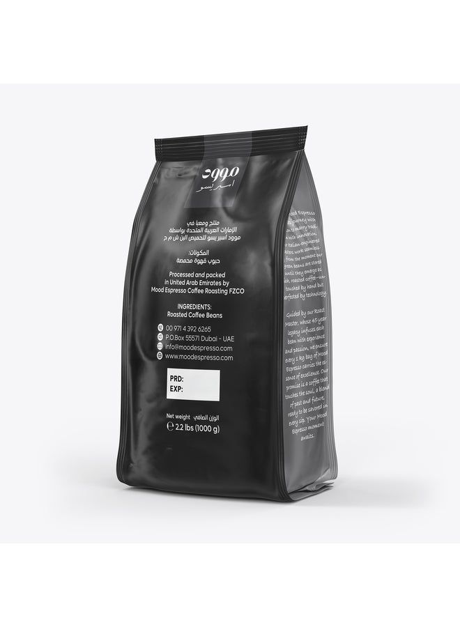Mood Espresso حبوب القهوة المحمصة نابوليتان، 1000 جرام - Image 2