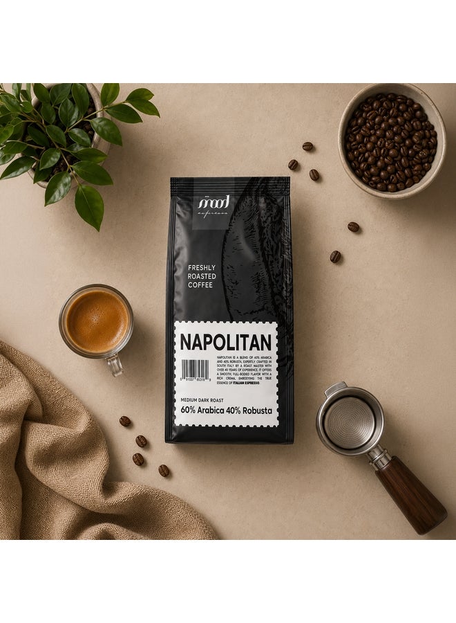 Mood Espresso حبوب القهوة المحمصة نابوليتان، 1000 جرام - Image 4