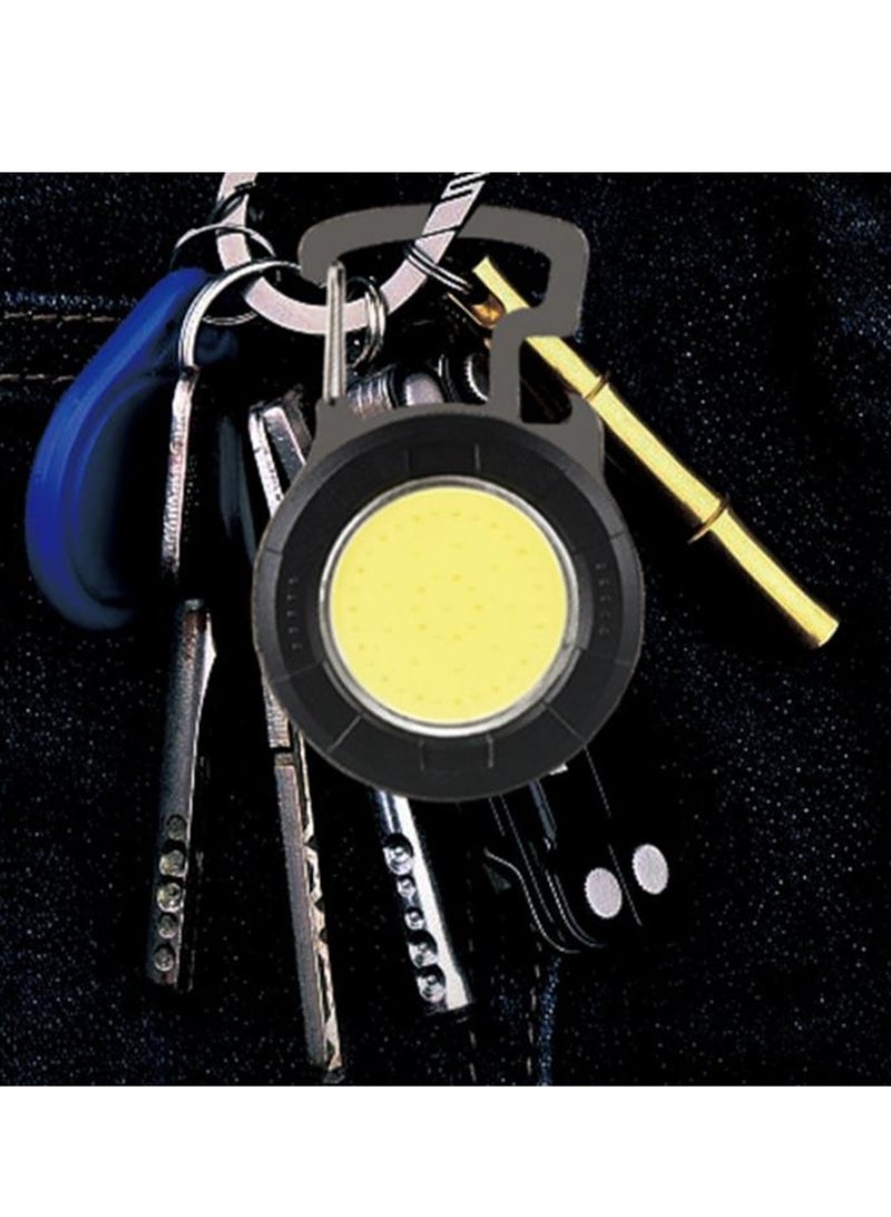 Outdoor camping light emergency multi-function portable USB mini keychain light high-bright repair light work light - Image 3