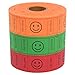 L LIKED 1500 Raffle Ticket Rolls 3 Assorted Colors 1x2 Inch Smile Ticket for Events Entry Class Reward Parties GiveawaysPrizes Red Orange Green - Image 3