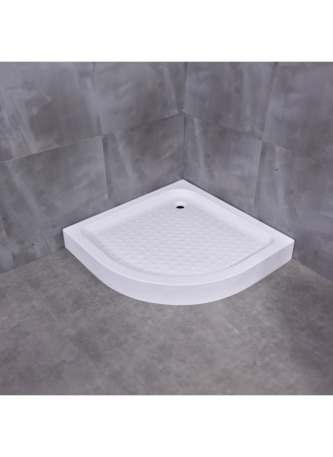 milano Milano Abs Layon Shower Tray Round Wa6005 800X800Mm White Made In China 