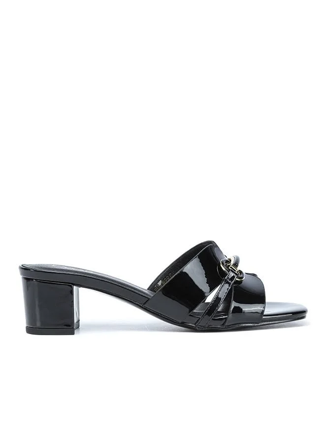 FYOR Stylish Glossy Block Mule MC 001