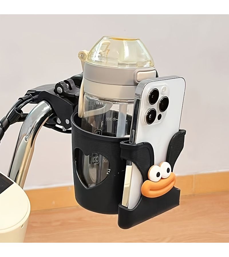 Upgrade Thickened Multifunctional Cup Holder 2 In 1 Cart and Scooter Phone Holder Universal - Image 3