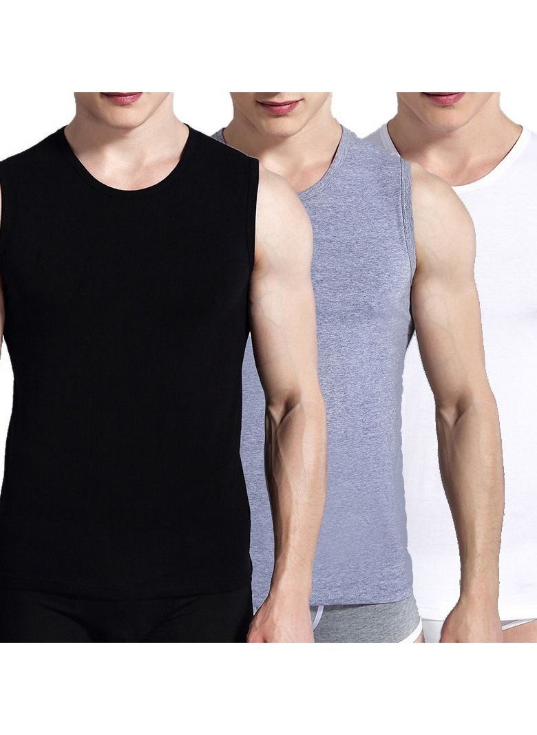 Y&D 3-Piece Men's Tank Tops Vest Workout Dry Fit Sleeveless Gym Muscle Shirt  - Image 1