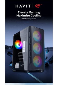 havit Gaming Chassis Tempered Glass Side model CF928  - Image 2