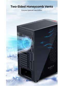 havit Gaming Chassis Tempered Glass Side model CF928  - Image 3