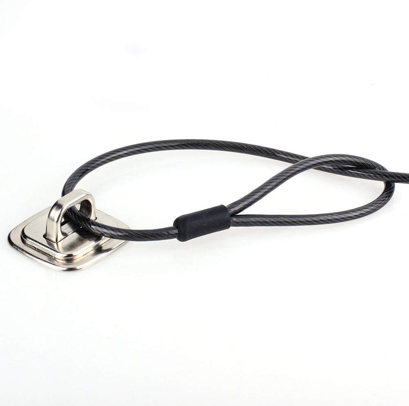 Lohas Select Security Anchor Base Plate for Keyed or Combination Cable Locks,Desk Mount Anchor Accessory for Cable Locks - Image 2