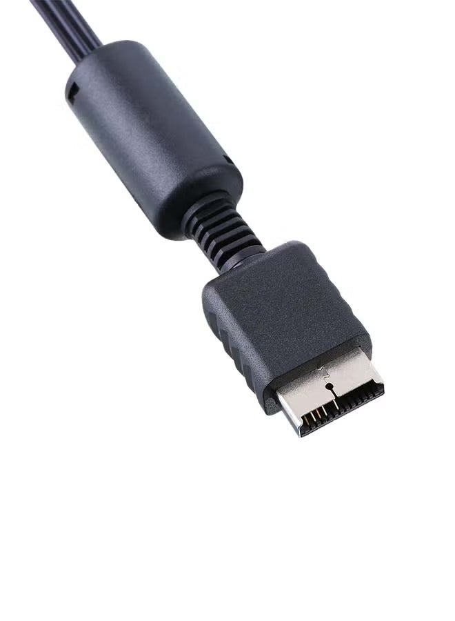 Audio Video Cable For Sony PS/PS2/PS3 Black/White/Red - Image 2
