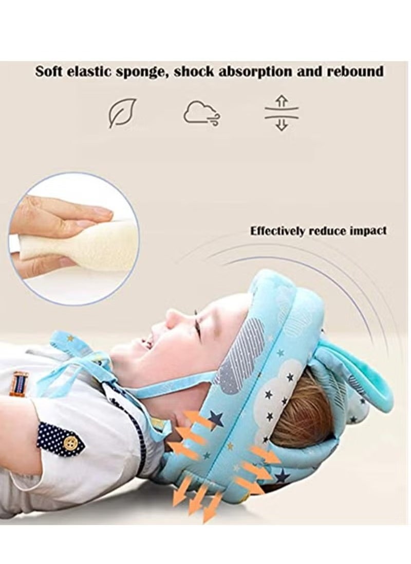 MIXDE Toddler Safety Helmet, Adjustable Protective Cap,No Bumps Child Safety Head Guard Hat for Running Walking Crawling  - Image 3