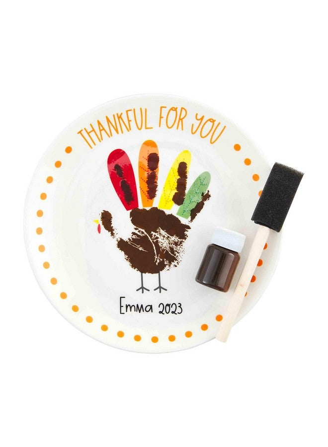 Mud Pie Kids Turkey Handprint Plate - Image 2