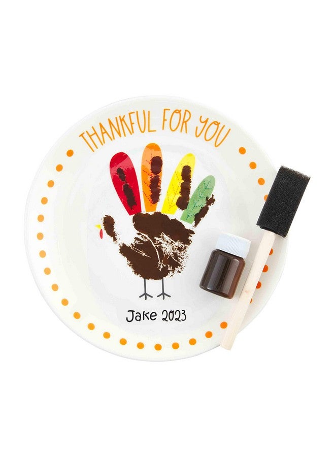 Mud Pie Kids Turkey Handprint Plate - Image 3