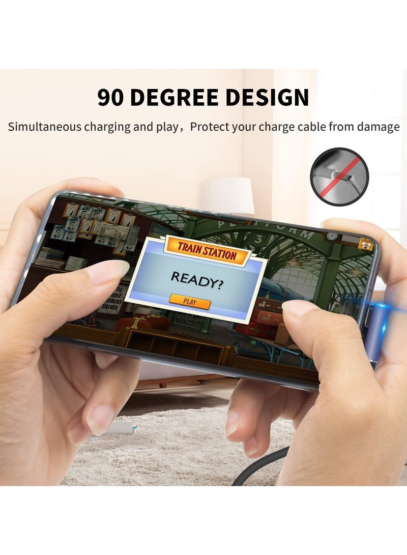 erorex 2 PACK 90 Degree Right Angle USB C Male to USB C Female Adapter,Supports 8k@60HZ and 100W fast charging,Compatible with 3/4,USB Type C interface devices (Transversal 90 degree adapter) - Image 3