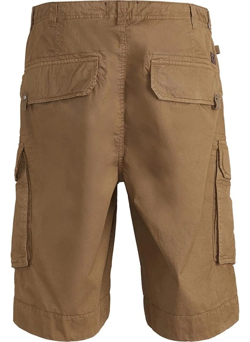 باد بير Men's Light Brown Cargo Shorts