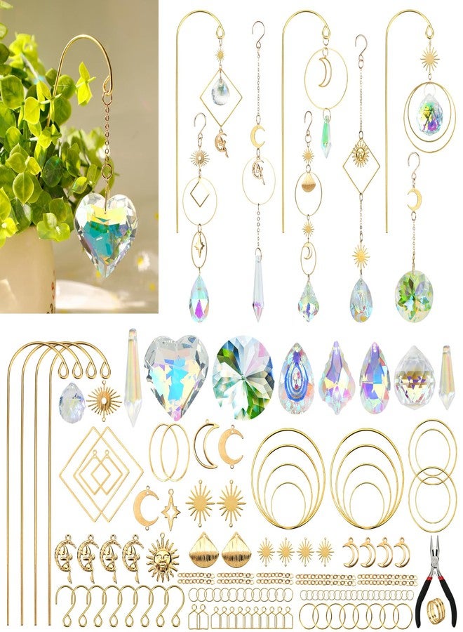 HYBEADS DIY Sun Catcher Kits for Adults, 260 pcs Crystal Suncatchers Making Suppliers for Garden Plant Windows Hanging Art and Crafts for Women Valentines Mother's Day Birthday Gifts Home Decor - Image 1