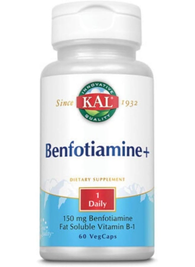 Kal 150 Mg Benfotiamine Plus Tablets, 60 Count