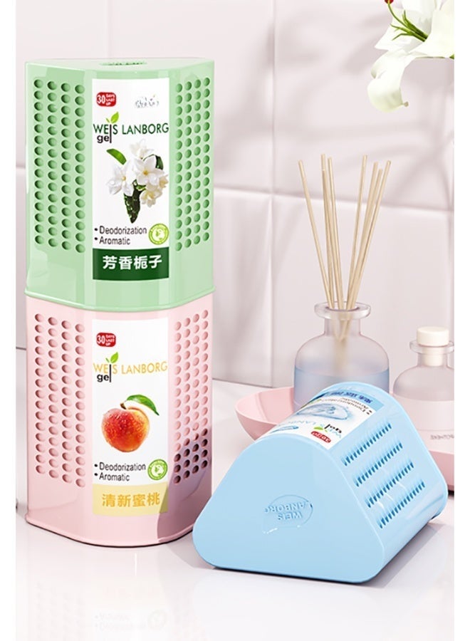 Odor-Removing Air Gel – Natural Scented Gel for Eliminating Bad Odors, Purifying Air, Long-Lasting 30-Day Fragrance, Perfect for Home, Bathroom, Bedroom, Car, Office, and Other Closed Spaces-Gardenia - Image 3