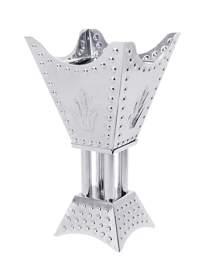 Electric Retro Style Bakhoor Burner Silver