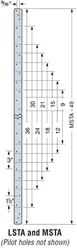 Simpson STRAP LSTA12 12 IN - Image 2