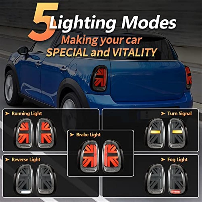 Wivplex Black Smoked Tail Lights for MINI Countryman R60 - Image 3