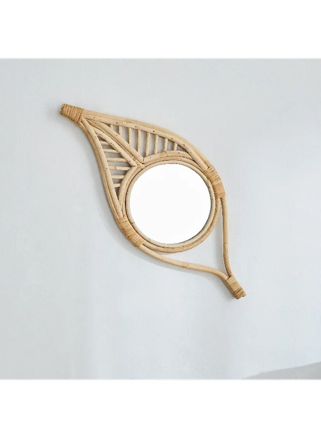 Home Box Boho Bliss Decorative Leaf Mirror 54 x 23 x 4 cm