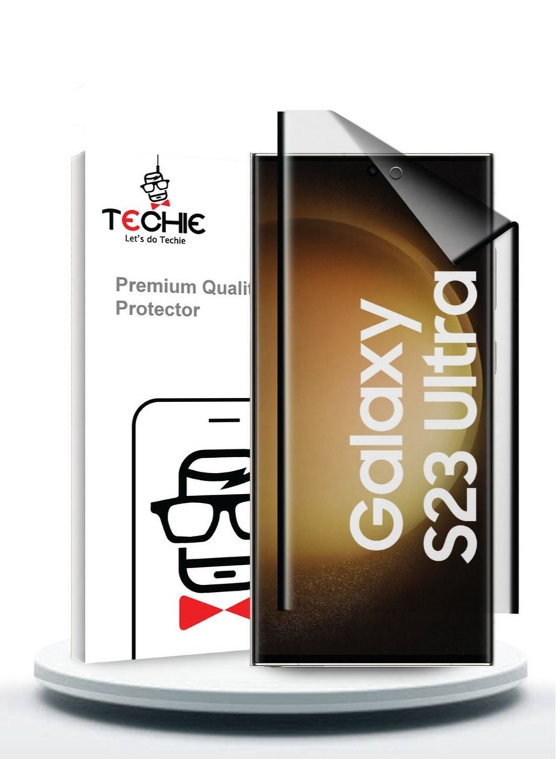 Techie Privacy Matte Ceramic Screen Protector For Samsung Galaxy S23 Ultra / S22 Ultra - Image 1