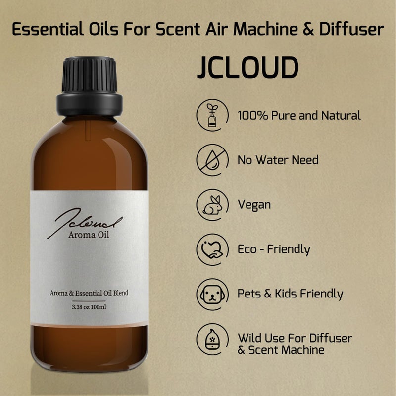 Jcloud JCLOU Spring Breeze Hotel Diffuser Oil - Inspired by InterContinental Hotel Scent - Luxury Essential Oils for Diffusers for Home - Pure Aromatherapy Fragrance in Glass Bottle, 100mL - Image 3