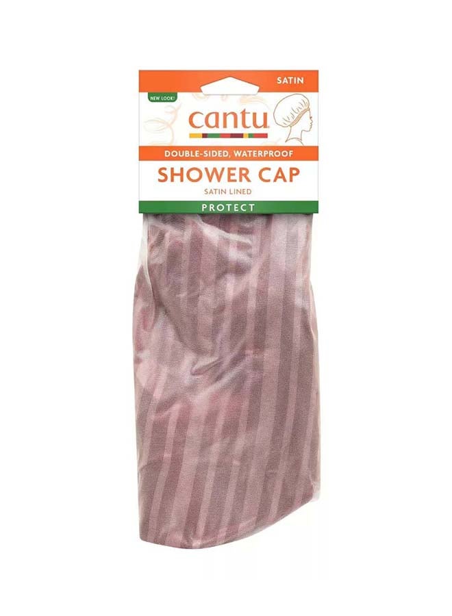Cantu Satin Lined Shower Cap Purple - Image 1
