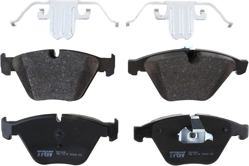 TRW Pro TRH1260A Disc Brake Pad Set for BMW 328i (2007-2013) - Front - Image 1