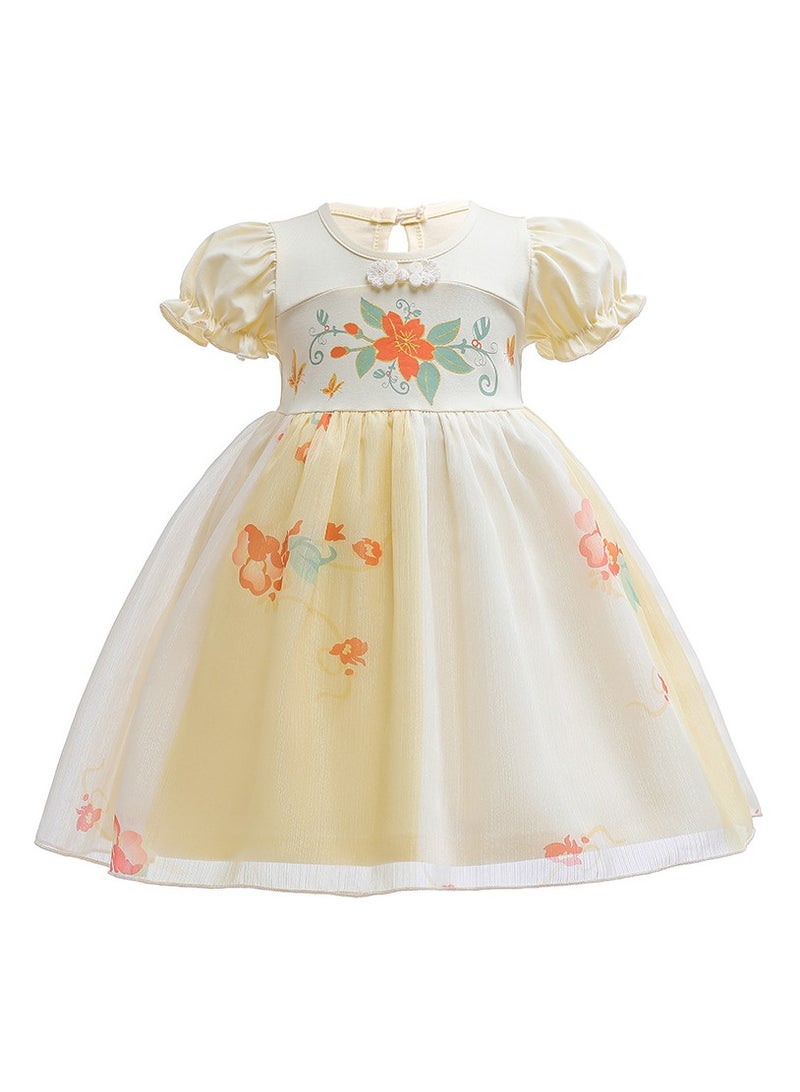KUYING - Fashionable And Versatile Children's Princess Dress - Image 1