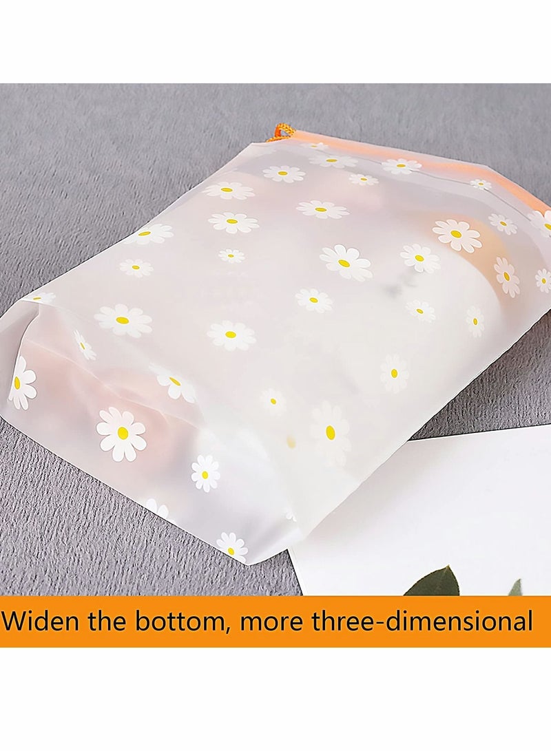 Y&D 20 PCS Drawstring Storage Bag Travel Space Saver Shoe Organizer Frosted Seal Clothes Bags Garment Waterproof Luggage Organiser Pouch for Shoes  - Image 4