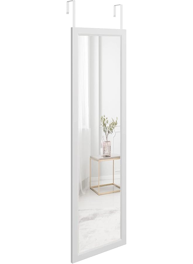 The Bros Over Door Mirror Full Length, Wall Mounted Mirror Door Hung Mirror for Bathroom/Bedroom/Wardrobe Toughened Glass