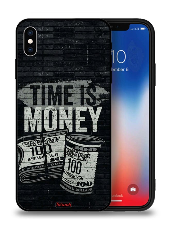 Tolwak Apple iPhone XS Protective Case Time Is Money - Image 1
