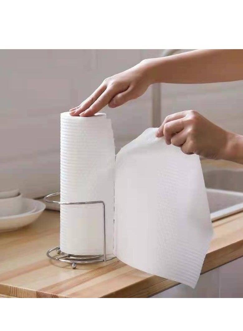 كيتشن خرقة تنظيف المطبخ 50 قطعة/الأسطوانة للاستعمال مرة واحدة، منشفة غسيل الحمام، خرقة مسح 3 بكرات - Image 3