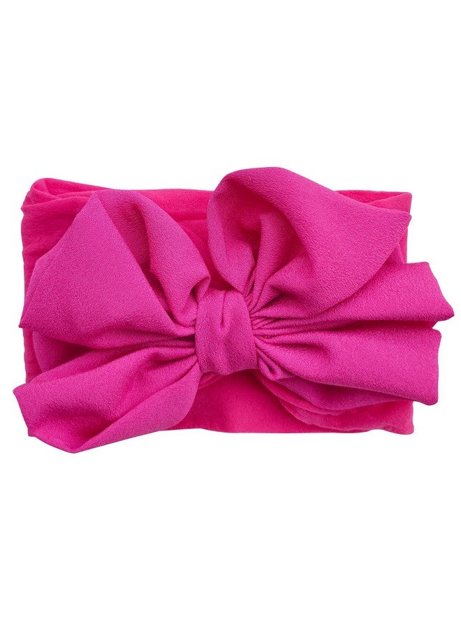 ANNACREATIONS Premium Designer Soft Flower Bow Hairband, Plastic Headband Hair Accessories For Baby Girls, Pack Of 6 - Assorted - Image 3