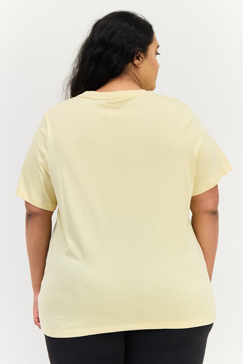 PUMA Women Sportswear Fit Short Sleeve Outdoor T-Shirt, Beige - Image 2