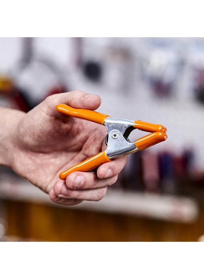 Pony Jorgensen 3201-HT Pony Spring Clamp, 1-Inch, Silver/Orange - Image 3