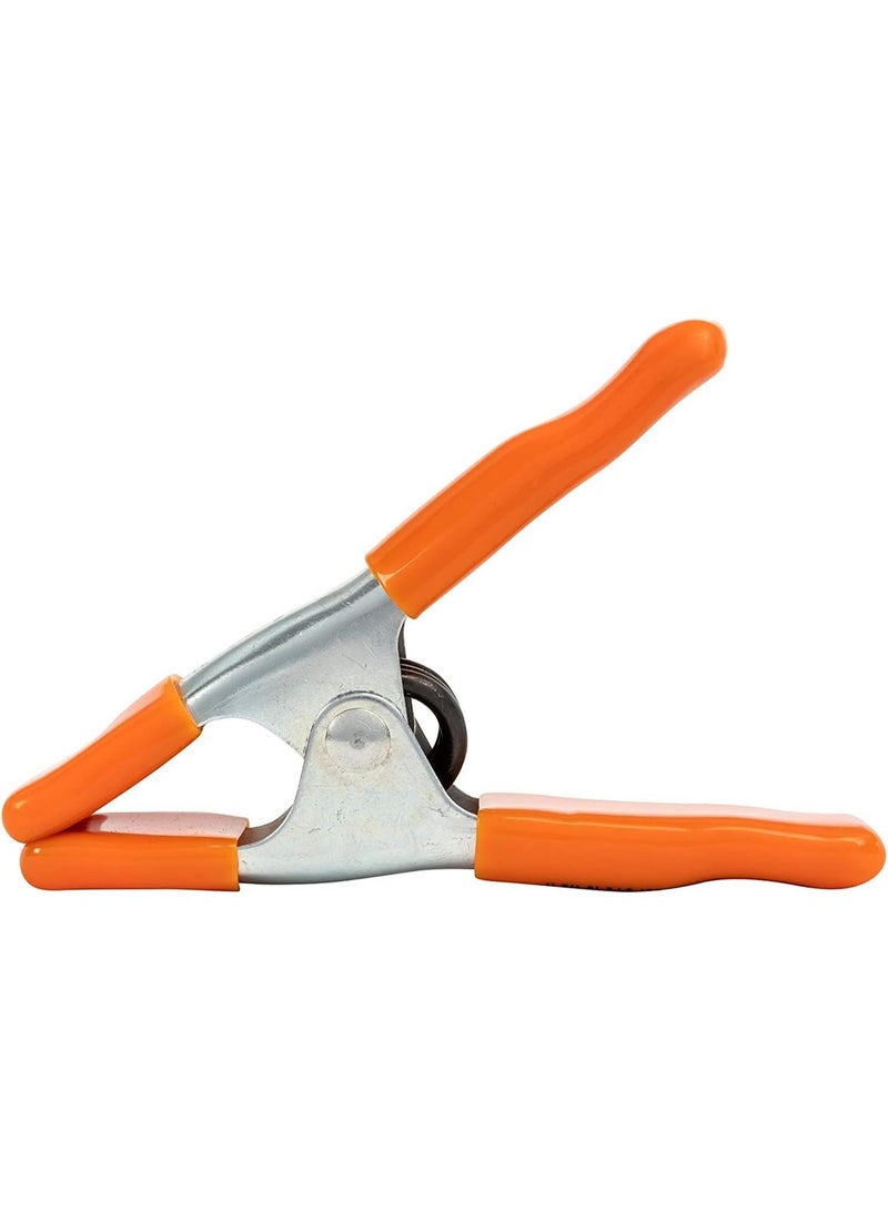 Pony Jorgensen 3201-HT Pony Spring Clamp, 1-Inch, Silver/Orange - Image 1