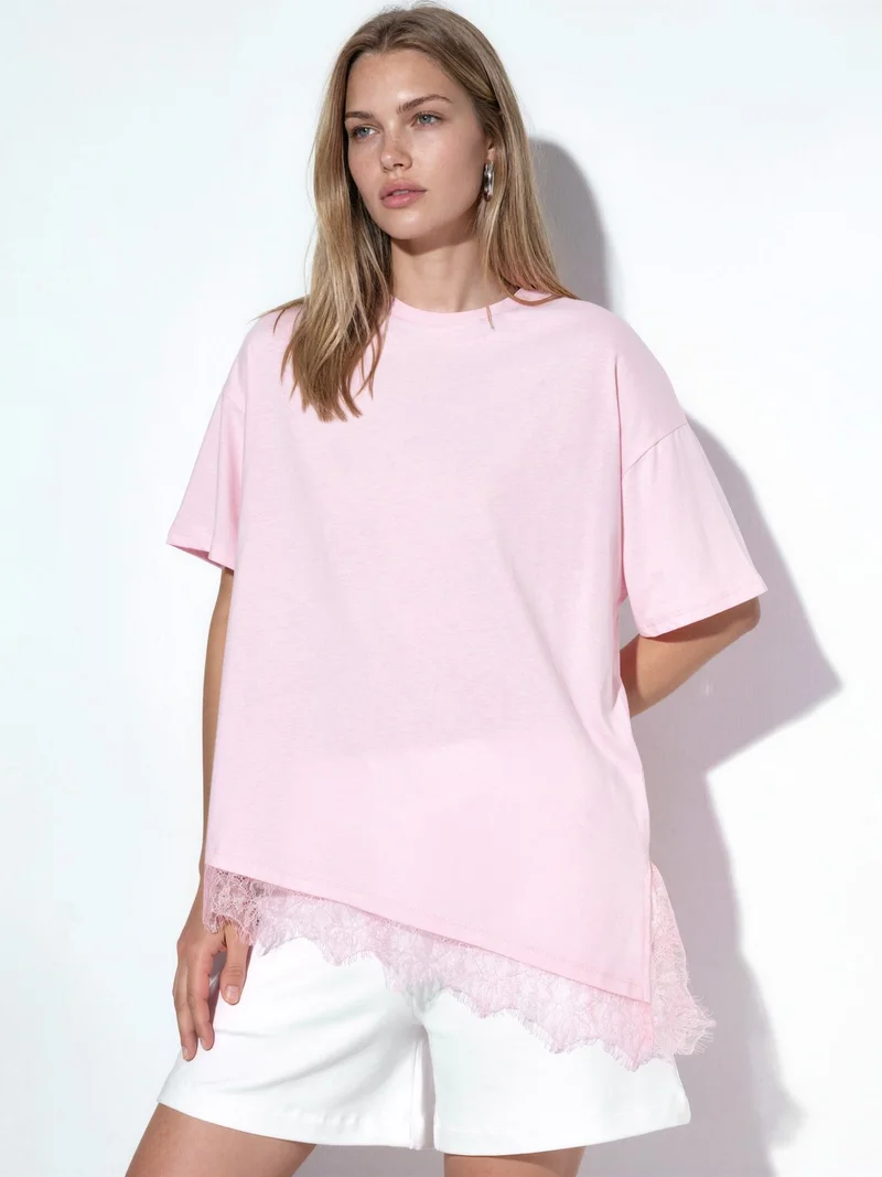 Busem BUSEM Women's Loose Fit Cotton Crew Neck T-Shirt