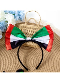 Magic Park Cute Bow-Tie Headband or UAE National Day, UAE Bow World Cup and Flag Day for Women Men Girl Boy  - Image 3