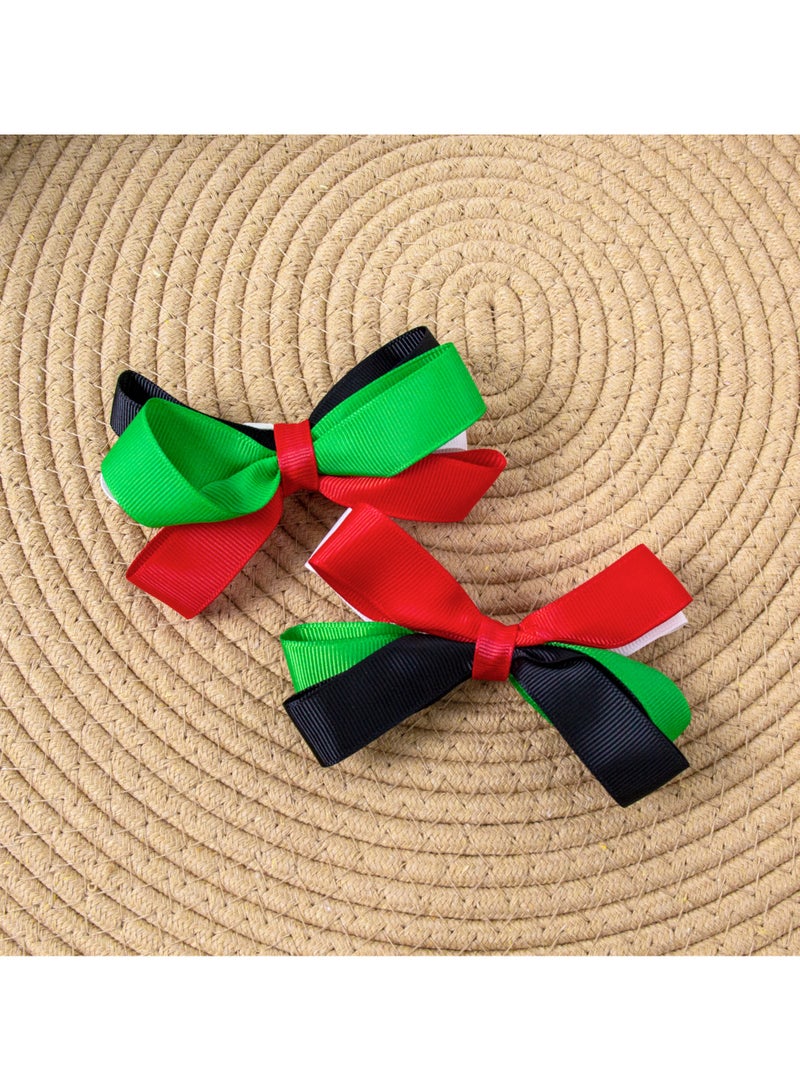 Magic Park Cute Bow-Tie Headband or UAE National Day, UAE Bow World Cup and Flag Day for Women Men Girl Boy - Image 4