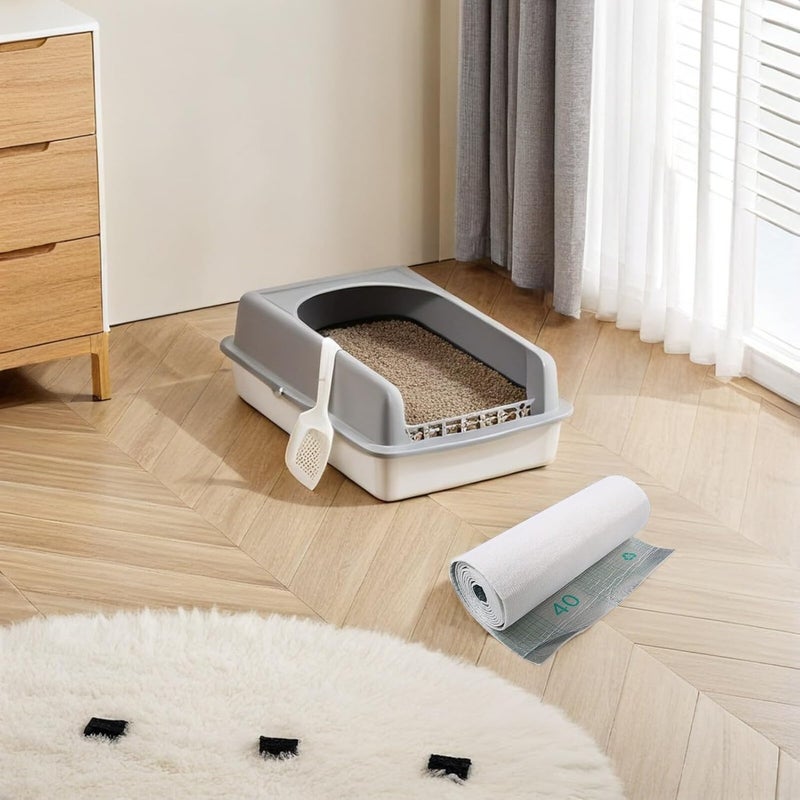Cat Scratcher Mat and Couch Protector Sturdy Anti-Scratch Furniture Pad Vertical Wall-Mounted Cat Climbing Mat Beige 40x300cm - Image 5