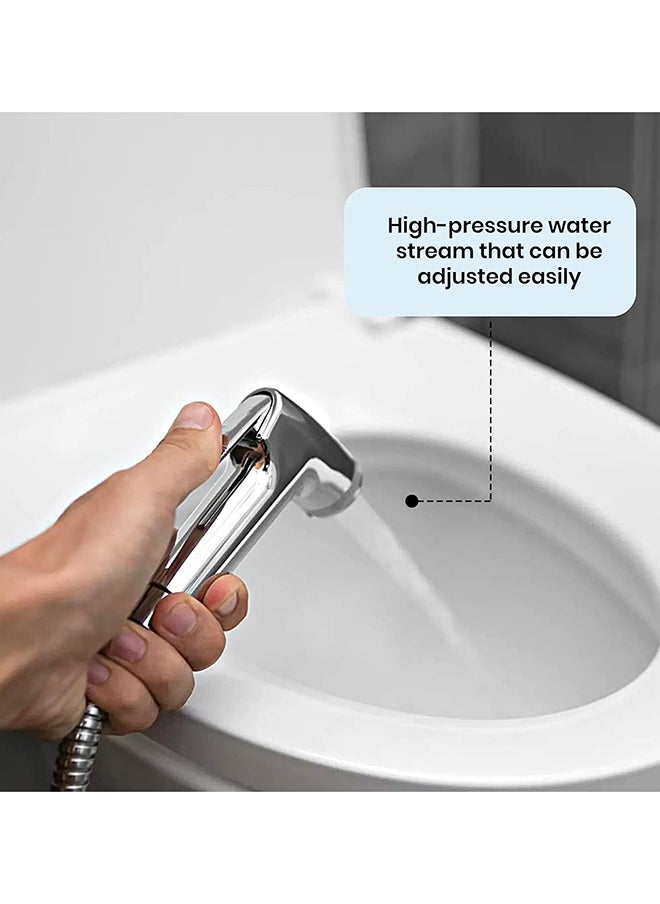 Home Pro Home Pro Bidet Sprayer Shattaf head for Toilet Sprayer Shattaf Hand held Bidet Rinse Spray Spray Head Chrome-Only Sprayer Head  - Image 4