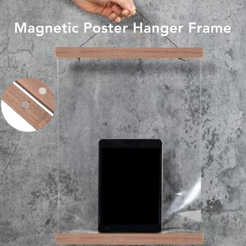 [Durable for repeated use] Magnetic Poster Hanger Frame, DIY Reusable Black Walnut Magnet Poster Frame Magnet Hanging Kit for Posters Prints Photos Maps Scrolls Canvas Artwork Repeated assemble detach compatible Scheduled warehouse deliver Needed all over KSA Discount for all Diverse requirement fit Designed for KSA market Assorted trendy color picks Multi item matching KSA local stock Wet anti slip Balanced weight Bulk order available stock KSA stocked goods Spec compliant trusted quality User friendly optimized build Low maintenance Nationwide popular Consistent single item quality Newly stocked local goods UV resistant Spec upgraded improved quality Elegant practical multi-option build Top selling in Saudi Arabia Quick delivery Riyadh Jeddah - Image 3