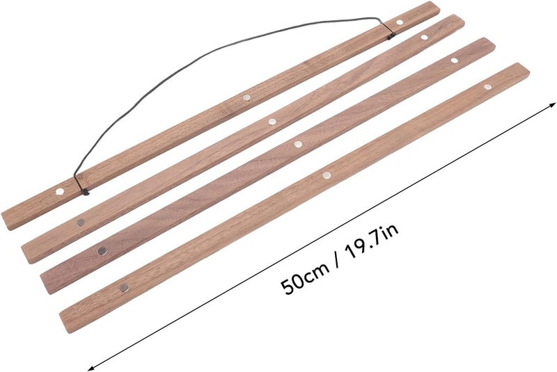 [Durable for repeated use] Magnetic Poster Hanger Frame, DIY Reusable Black Walnut Magnet Poster Frame Magnet Hanging Kit for Posters Prints Photos Maps Scrolls Canvas Artwork Repeated assemble detach compatible Scheduled warehouse deliver Needed all over KSA Discount for all Diverse requirement fit Designed for KSA market Assorted trendy color picks Multi item matching KSA local stock Wet anti slip Balanced weight Bulk order available stock KSA stocked goods Spec compliant trusted quality User friendly optimized build Low maintenance Nationwide popular Consistent single item quality Newly stocked local goods UV resistant Spec upgraded improved quality Elegant practical multi-option build Top selling in Saudi Arabia Quick delivery Riyadh Jeddah - Image 2