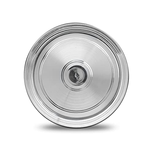 MAA SILVER 97 Pure Silver 11 Inch Dinner Plate/Thali for Gifting|Household|Religious Use(600 Grams) - Image 4