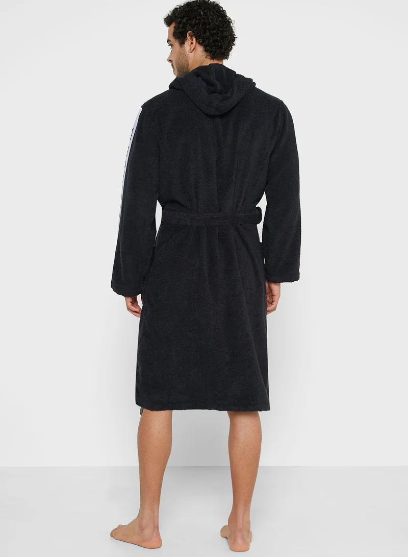 EMPORIO ARMANI Logo Sleeve Robe