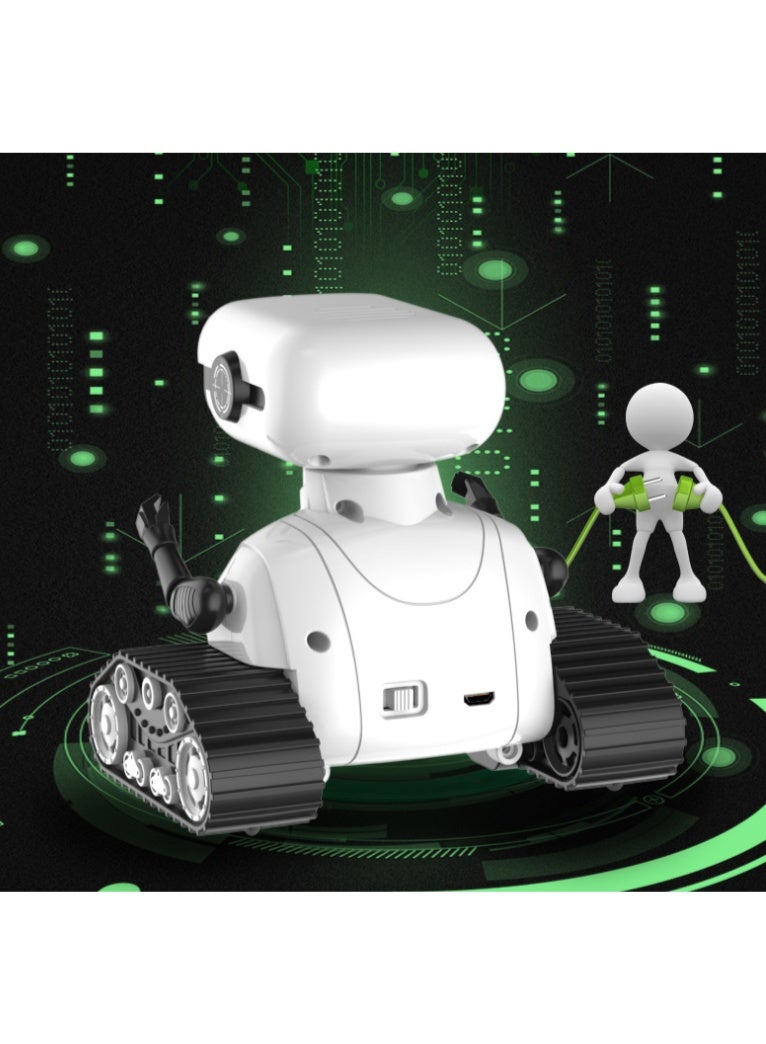 Robot Toys, Rechargeable Remote Control Robot Toys for Kids, 2.4Ghz RC Robot Toys with Music and LED Eyes - Image 5