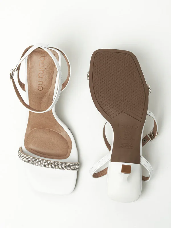 Beira Rio Block Heel Sandals for Women – Stylish Ladies Heels Sandals for Everyday Wear