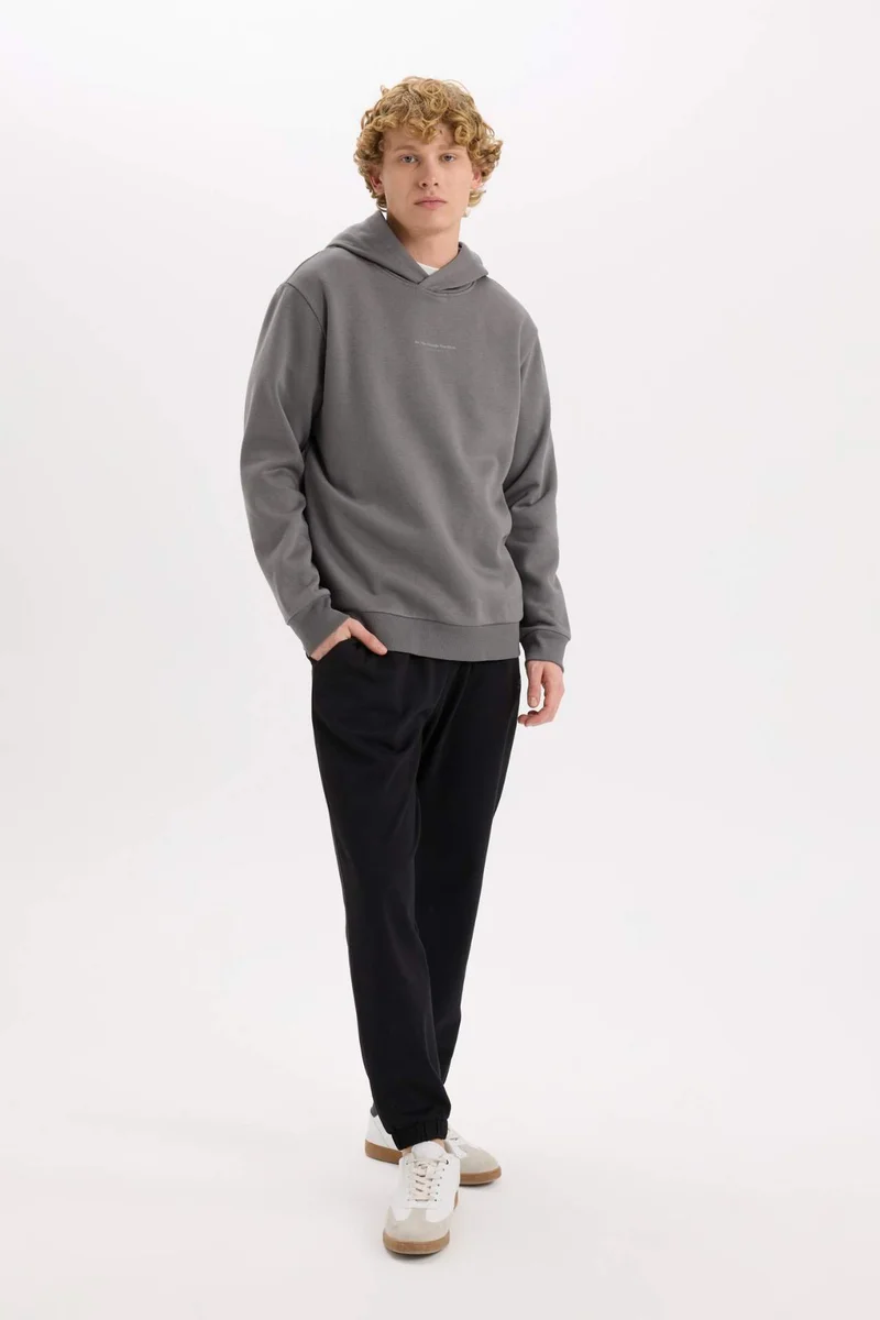 Defacto Regular Fit Pocketed Sweatshirt Fabric Sweatpants